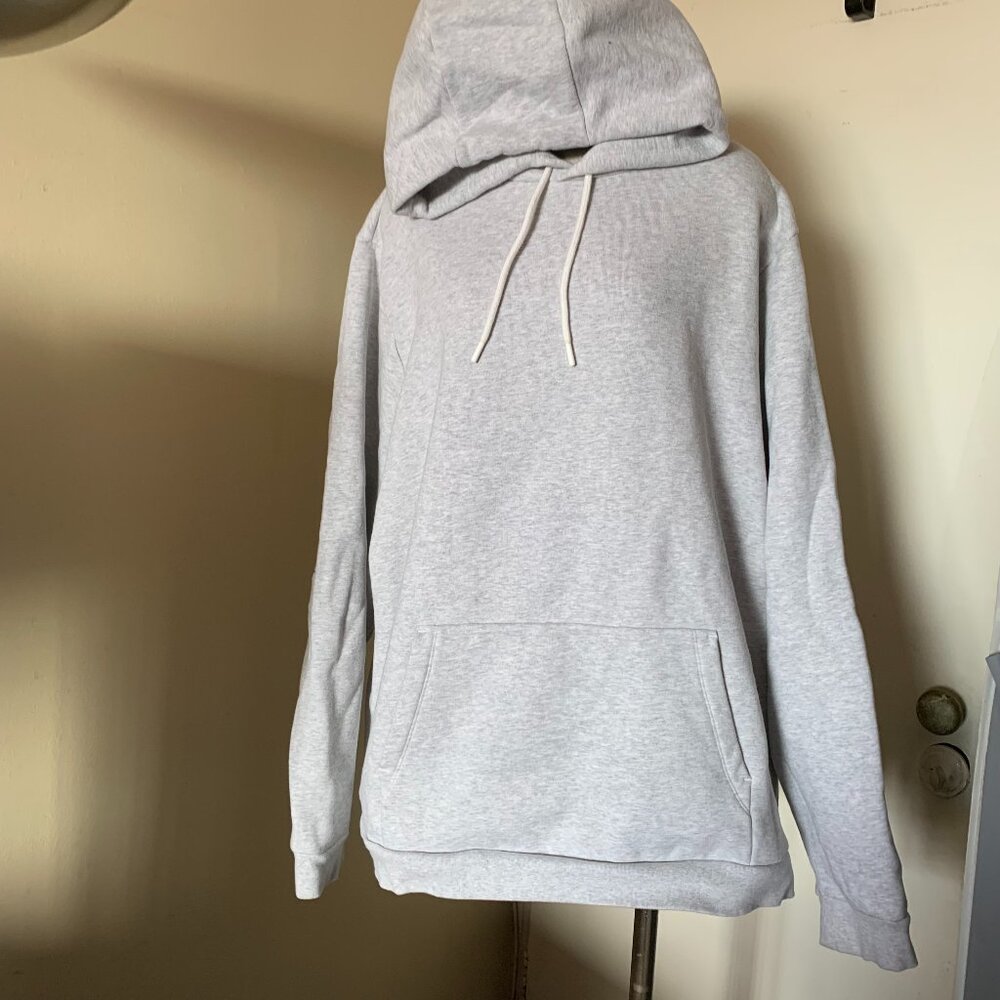 BANANA REPUBLIC BR STANDARD GREY HOODIE FLEECE SIZE XXL MENS  COTTON BLEND
